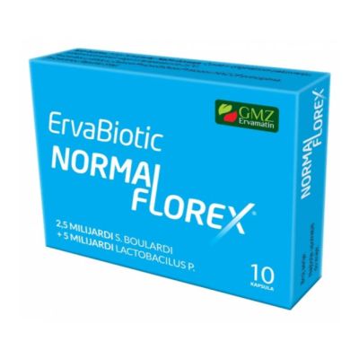 Ervabiotic Normal Flora 10 kapsula